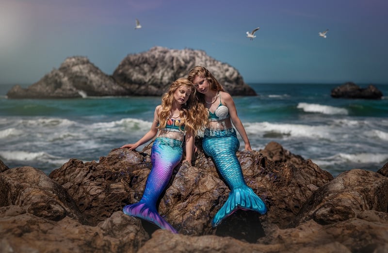 Mermaid Fantasy Landscape